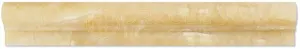 Polished Rail Molding Tile Trim in Crystal Onyx 12" x 2"