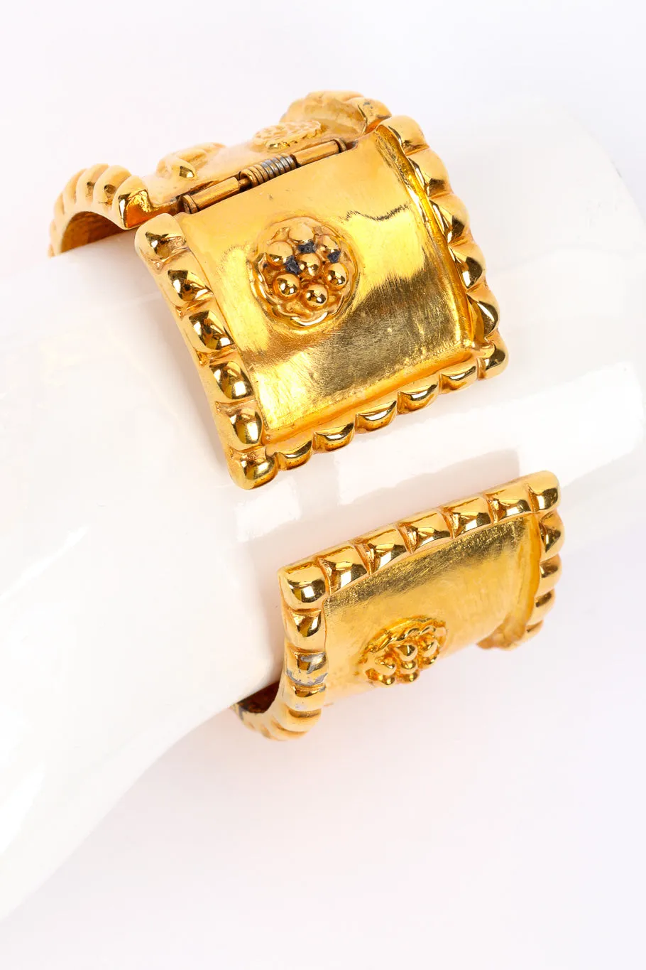 Polished Sculpted Cuff Bracelet
