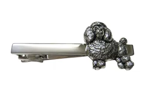 Poodle Dog Square Tie Clip