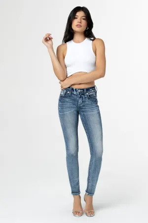 Pop Wing Skinny Jeans