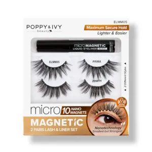 Poppy & Ivy Micro Magnetic Lash & Liner Set (Prima   Zenith)