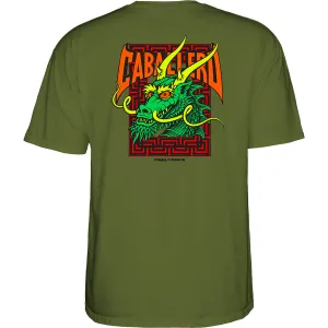 Powell Peralta - Caballero Street Dragon Tee Military Green