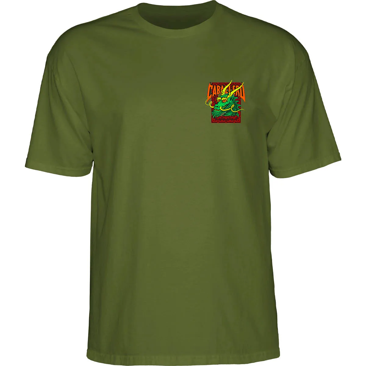 Powell Peralta - Caballero Street Dragon Tee Military Green