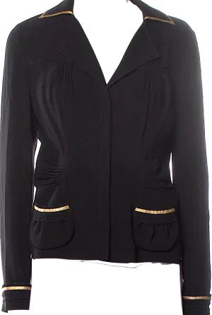 Prada Italy. Vintage 2006 Collection Acetate Blend Evening Jacket