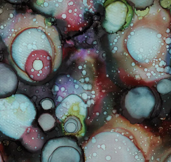 Psychedelic Area Rug  'Galaxy A'