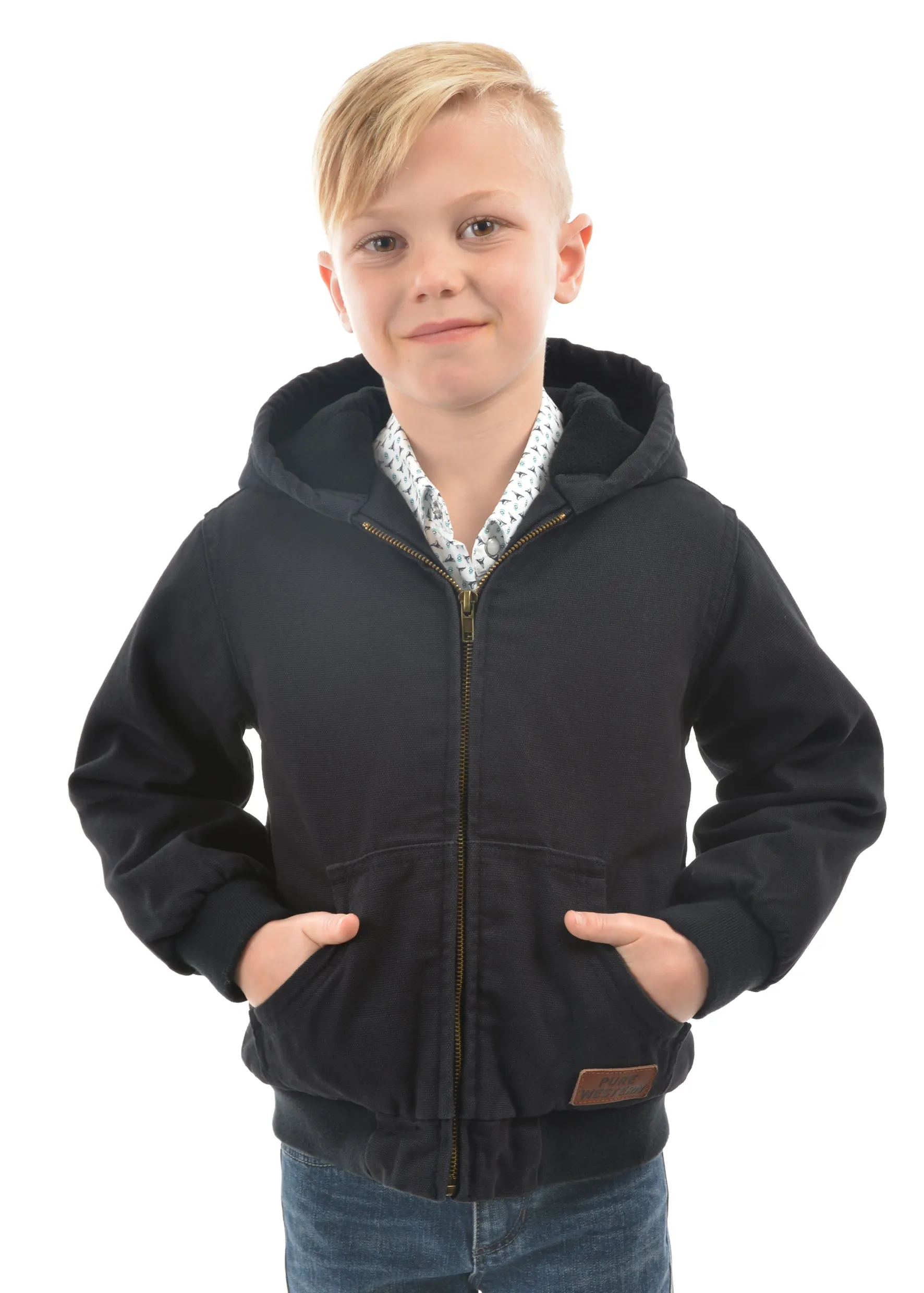 Pure Western Boys Canvas Jacket