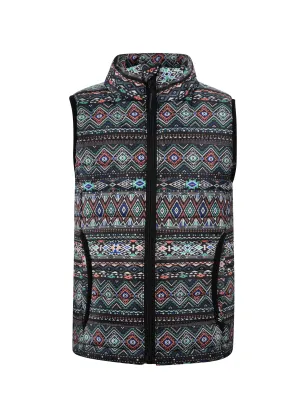 Pure Western Girls (Kids) Jackie Quilted Vest - Multi