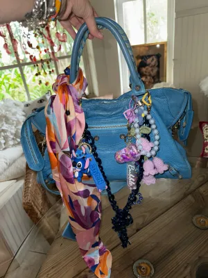 Purple and stitch BAGCHARM accessory