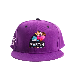 PURPLE DAMN GINA FITTED HAT