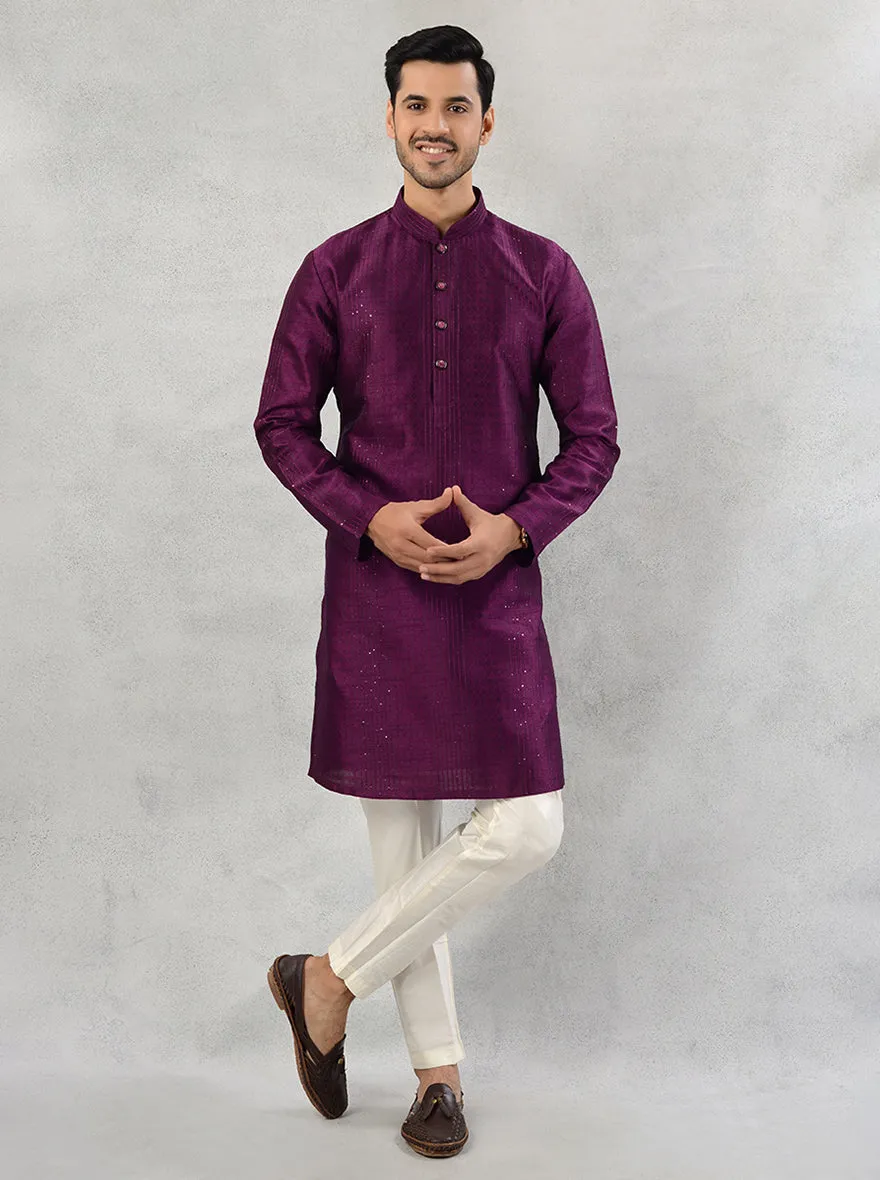 Purple Kurta Pajama | TULA