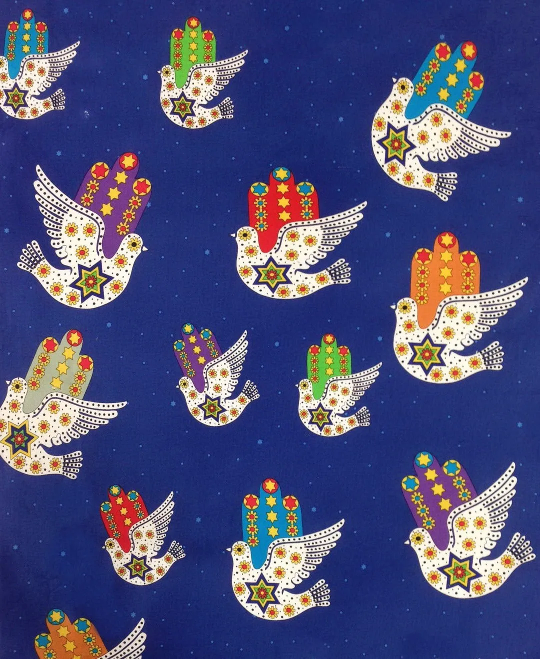 Quilted Dove of Peace Fabric - 2-1/2 YDS