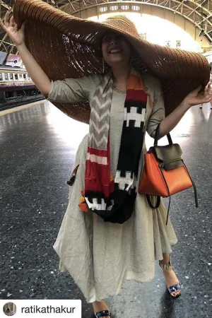 Ratika Thakur - Long Cowl Dress With Scarf