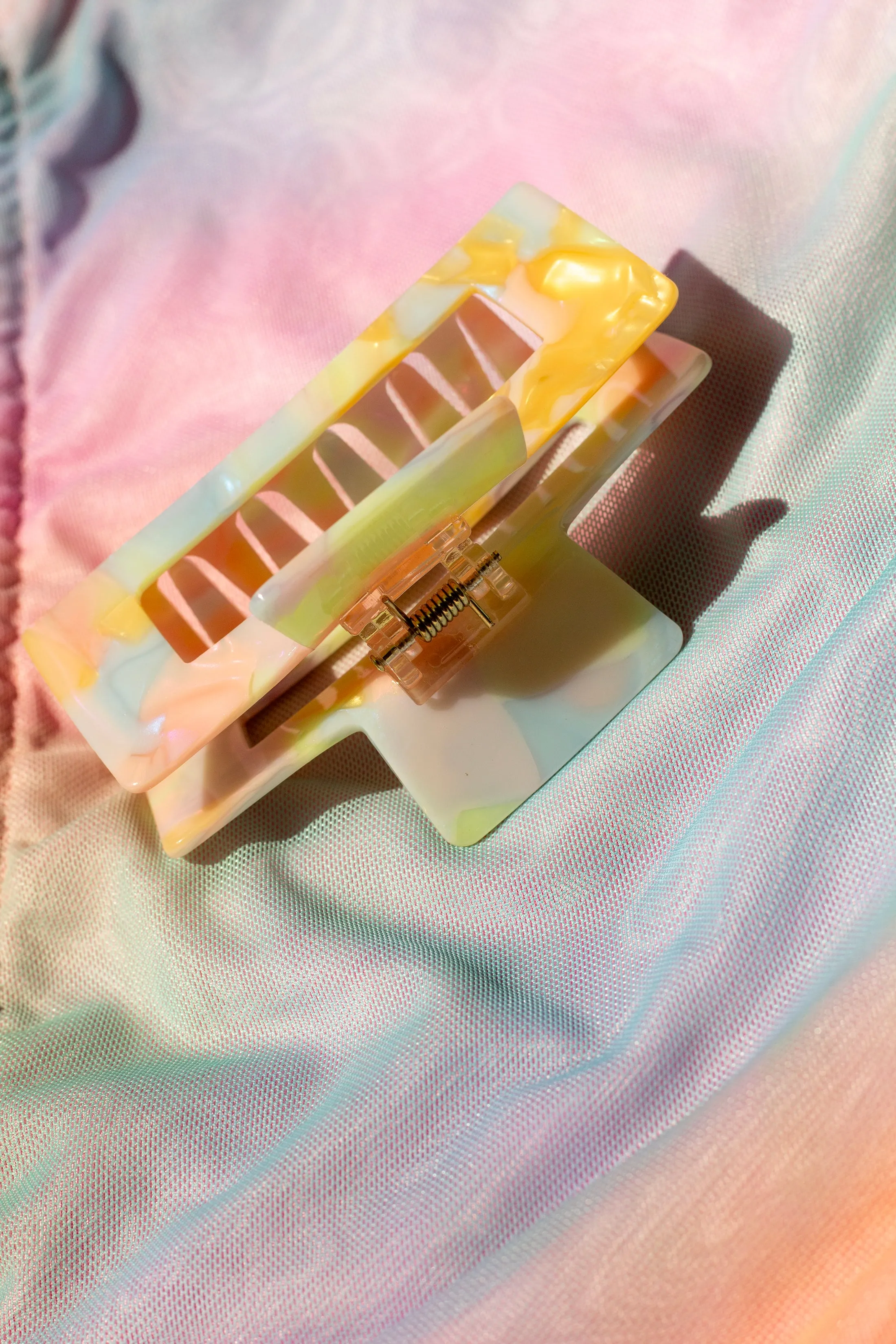 Rectangle Cut Out Classic Claw Hair Clip