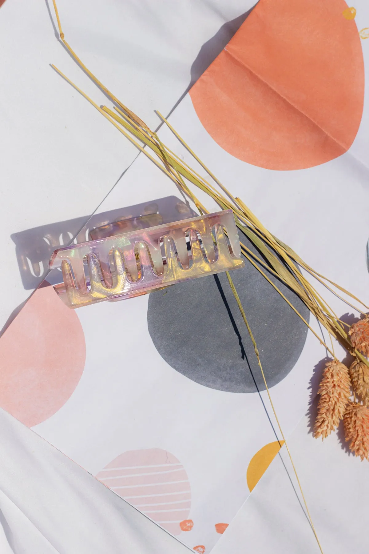 Rectangle Cut Out Classic Claw Hair Clip