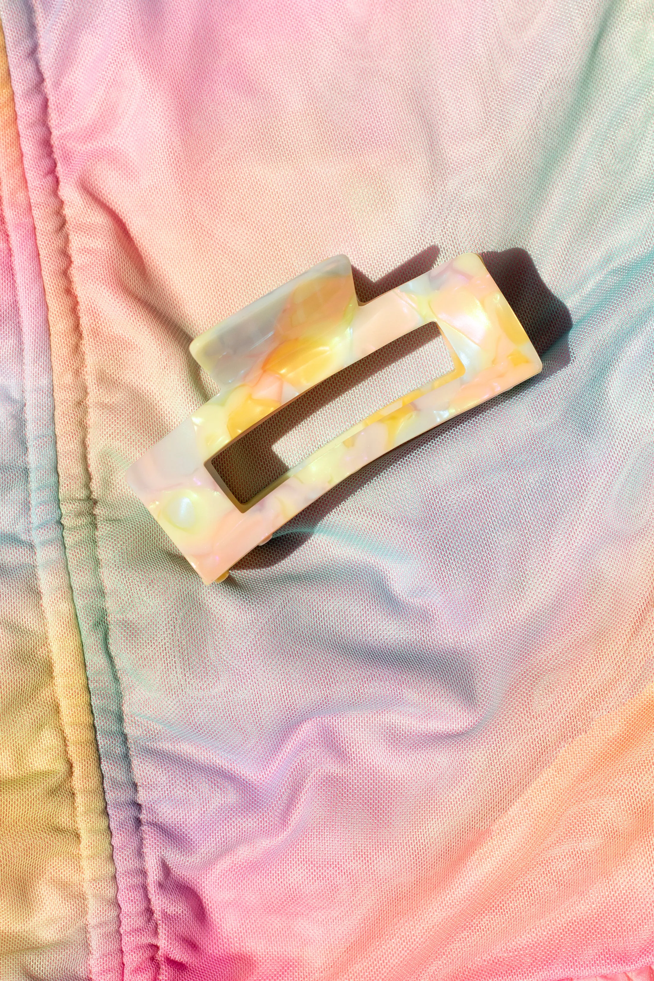 Rectangle Cut Out Classic Claw Hair Clip