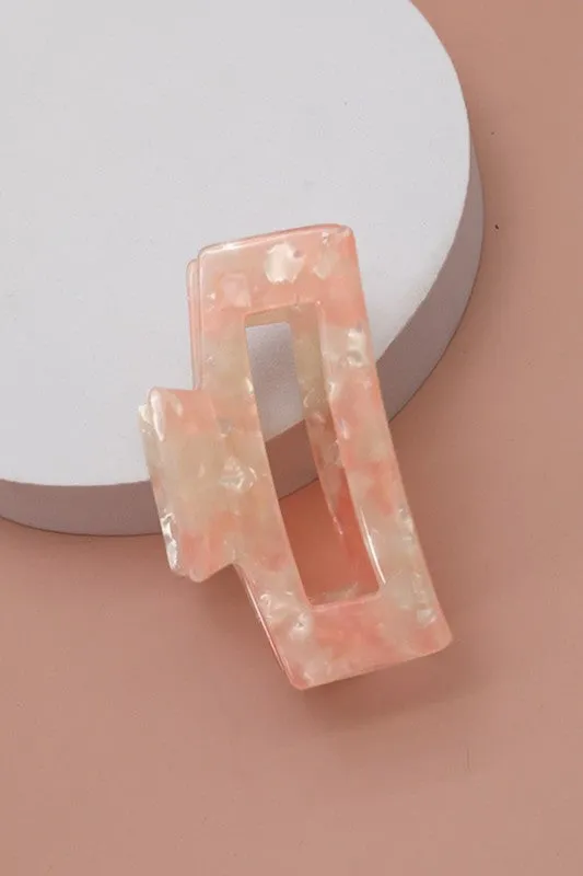 Rectangle Hair Claw Clip