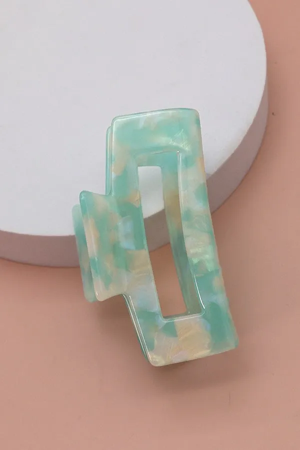 Rectangle Hair Claw Clip