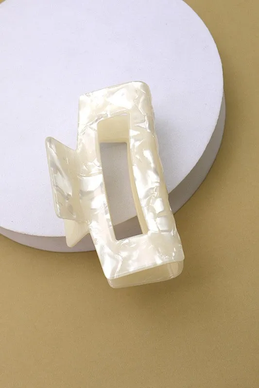 Rectangle Hair Claw Clip