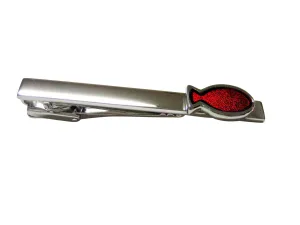 Red Fish Square Tie Clip