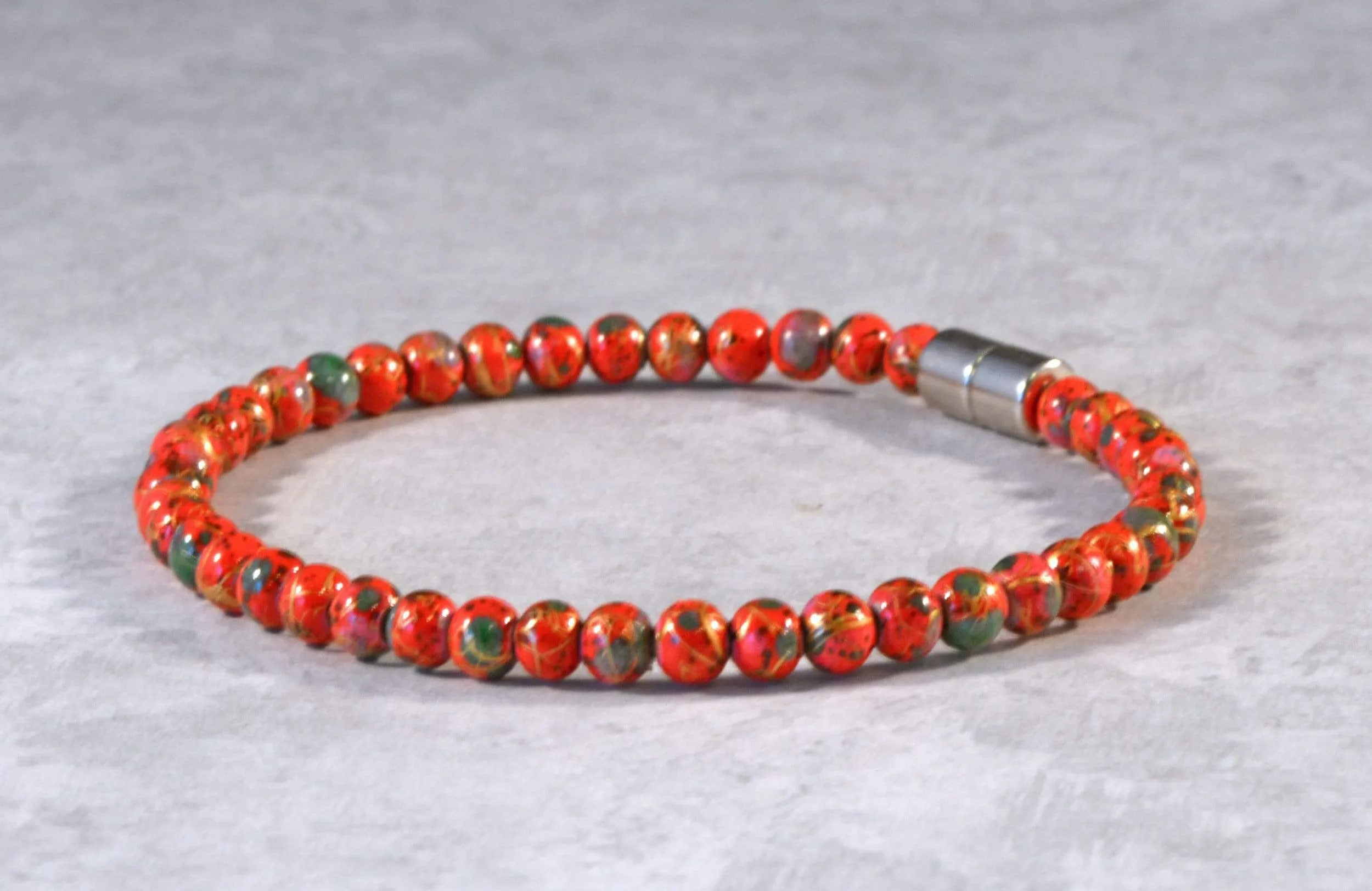 Red Picasso Magnetic Pain Relief Bracelet