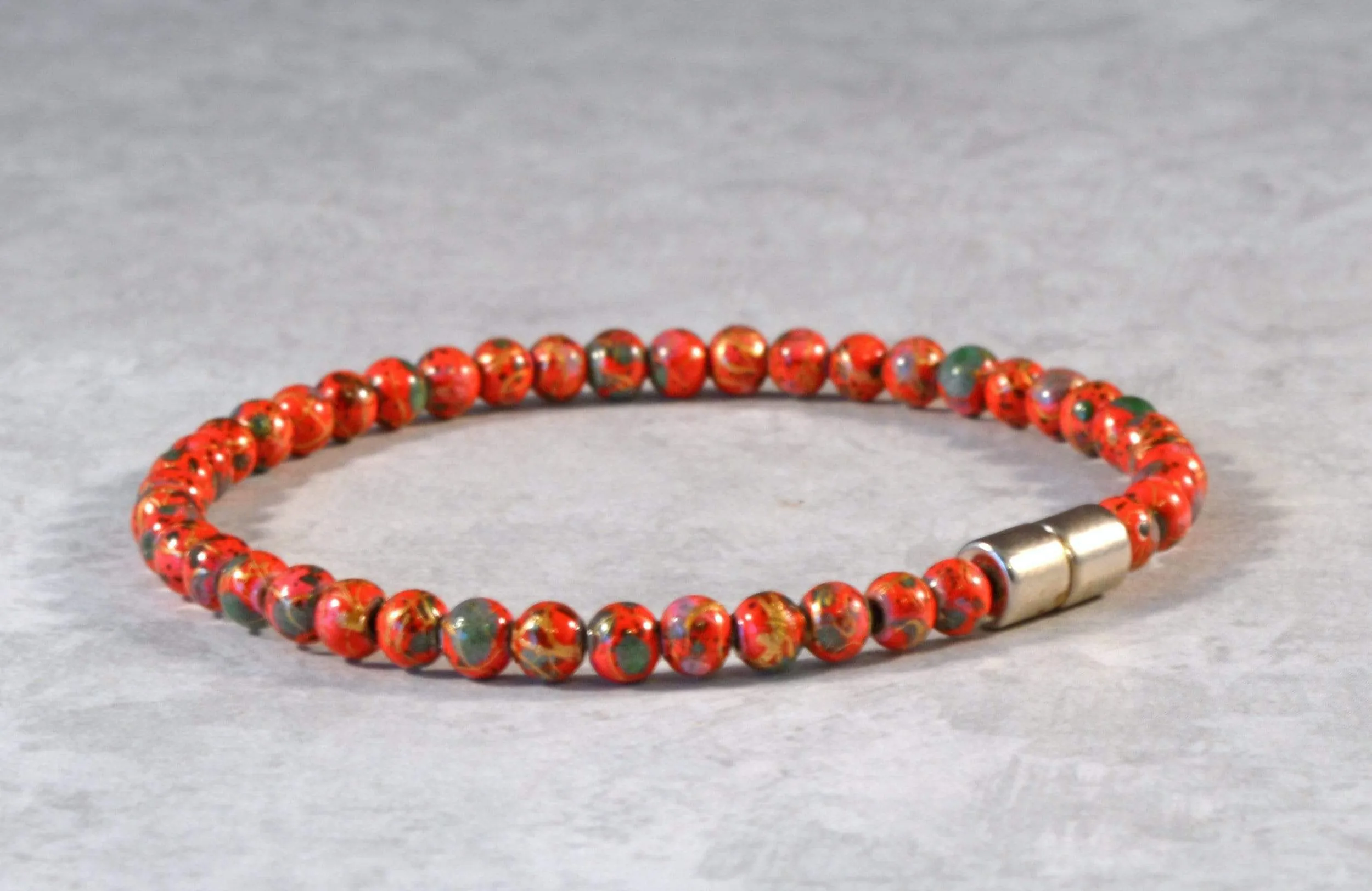 Red Picasso Magnetic Pain Relief Bracelet