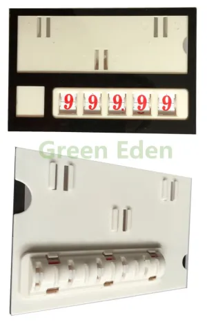 Retail Price Signage with number roller from 000.00 ~ 999.99 Max.