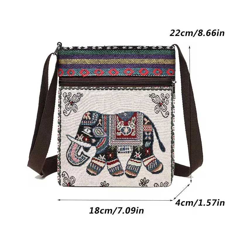 Retro Ethnic Style Small Canvas Bag