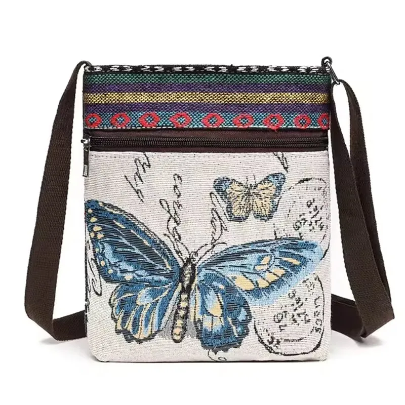 Retro Ethnic Style Small Canvas Bag