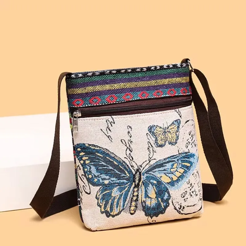 Retro Ethnic Style Small Canvas Bag