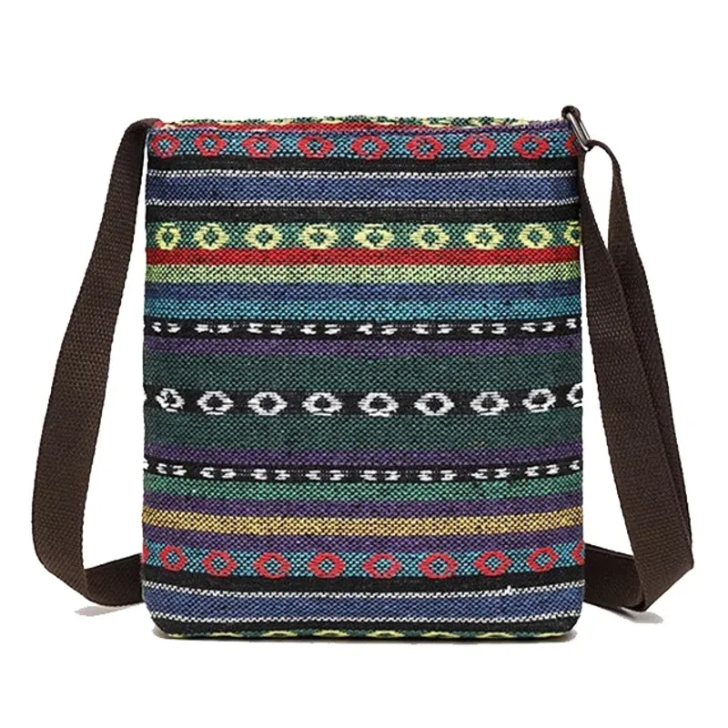 Retro Ethnic Style Small Canvas Bag