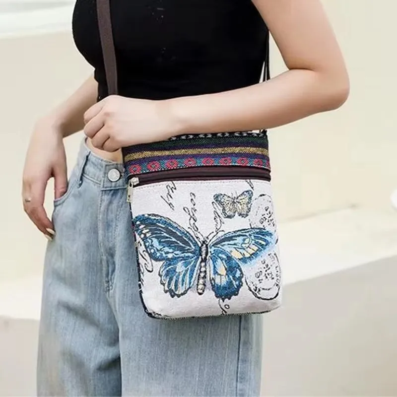 Retro Ethnic Style Small Canvas Bag