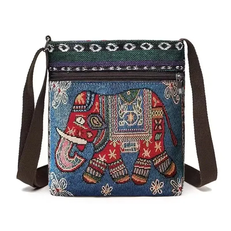 Retro Ethnic Style Small Canvas Bag