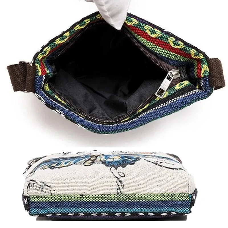 Retro Ethnic Style Small Canvas Bag