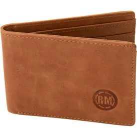 ROCKY MOUNTAIN ATV/MC BROWN BI-FOLD LEATHER WALLET