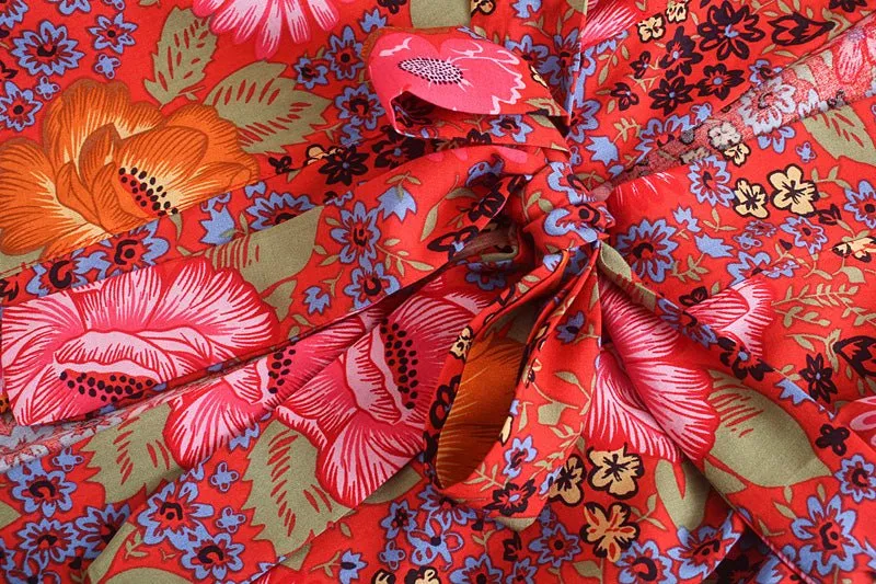 ROMANY Boho Short Robe Kimono - New