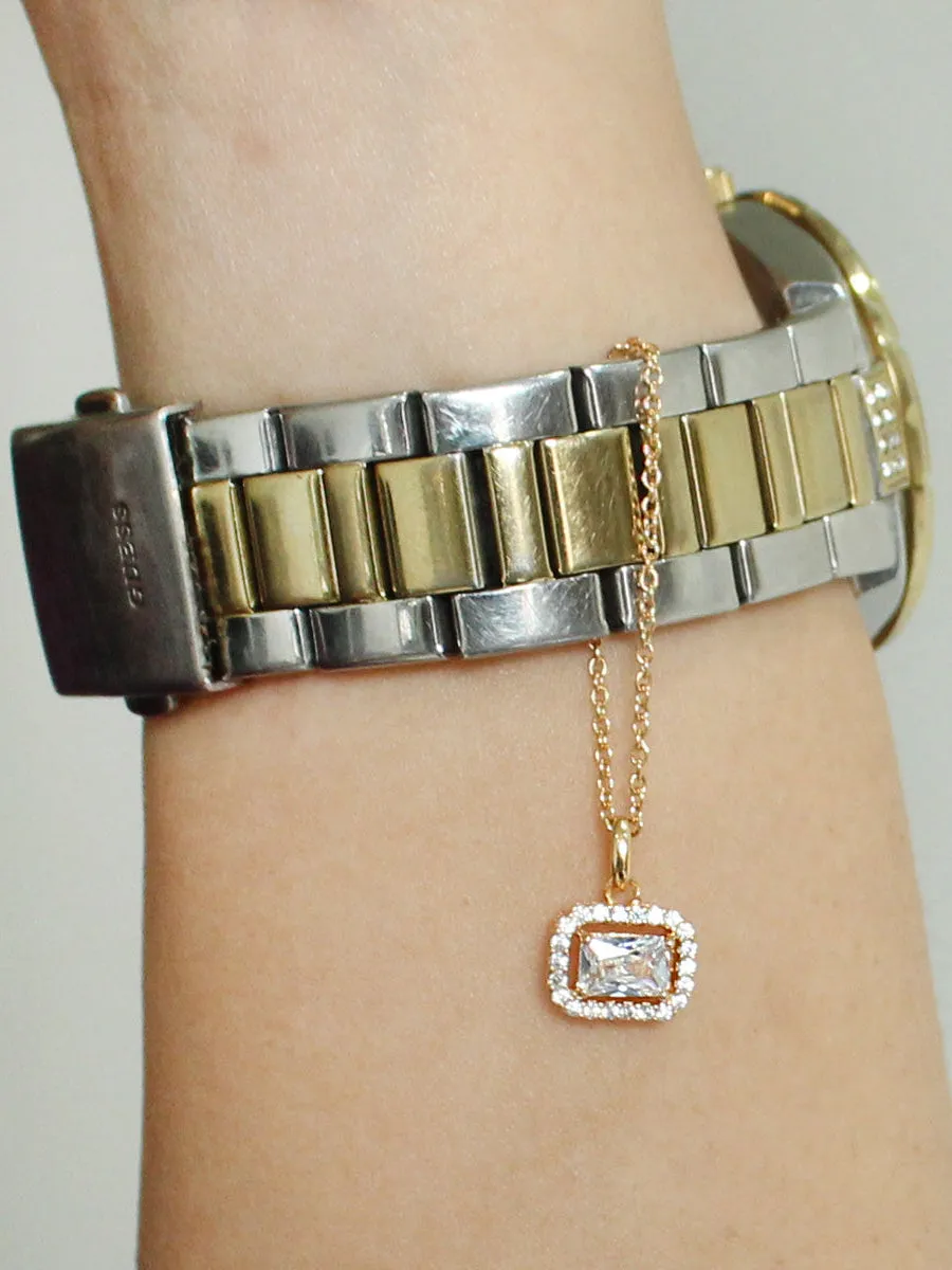 Rose Gold Diamond Watch Charm