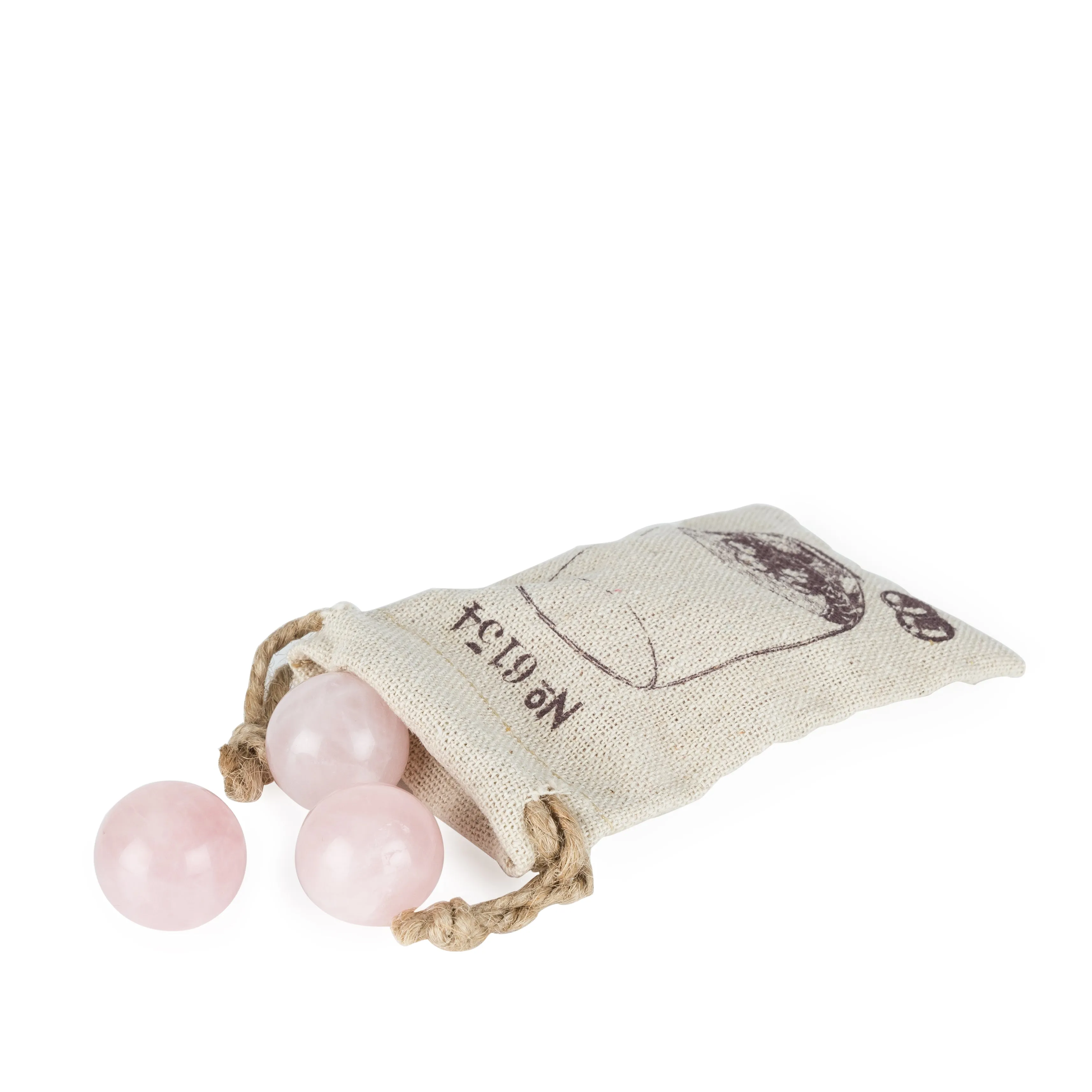 Rose Quartz Wine Gems Set of 6