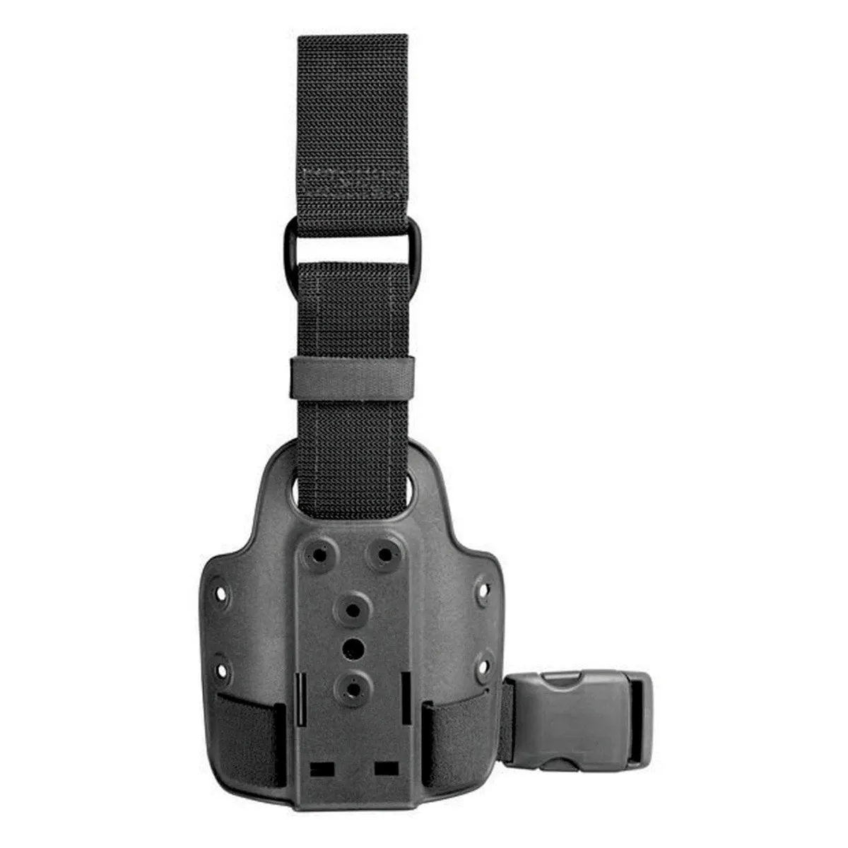 Safariland Model 6009-10-2 Single Strap Leg Shroud with D-Ring Black