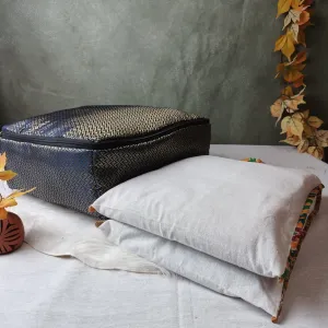 Saree Storage Bags red zigzag weaves