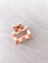 Saya Clip Check Pink