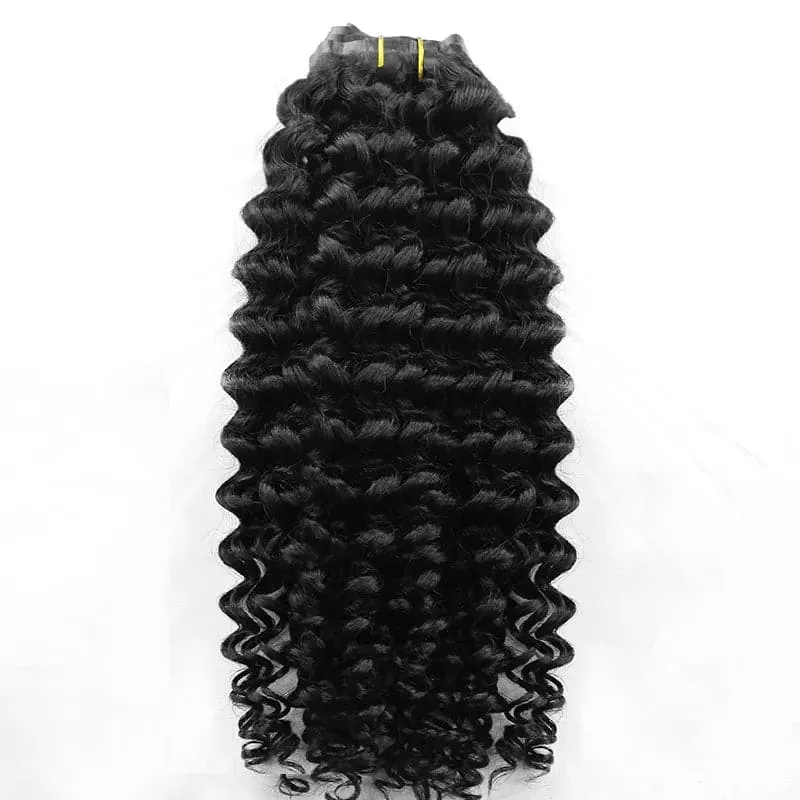 Seamless Clip In Hair Extensions Deep Curly
