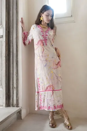Selene Maxi Tunic Pink