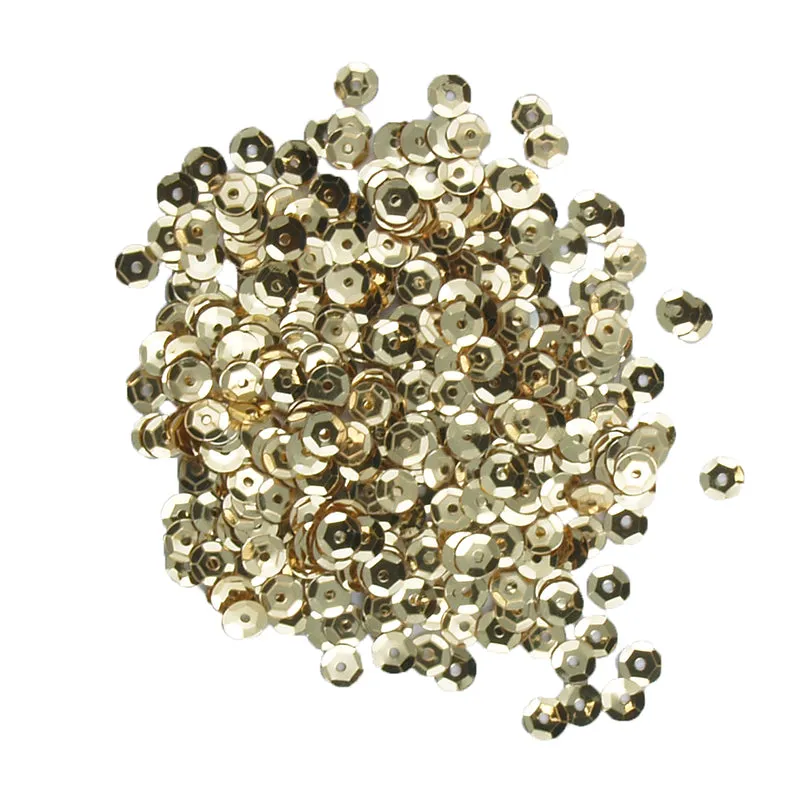 SENSATIONS SEQUINS CUT CUP GOLD 5MM 15G