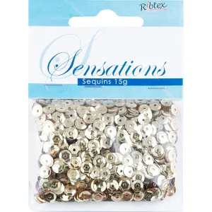 SENSATIONS SEQUINS CUT CUP GOLD 5MM 15G