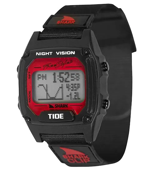 Shark Classic - Strap Kit - Clip - BLACK/RED