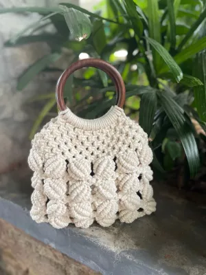Shell Clutch Bag - Offwhite