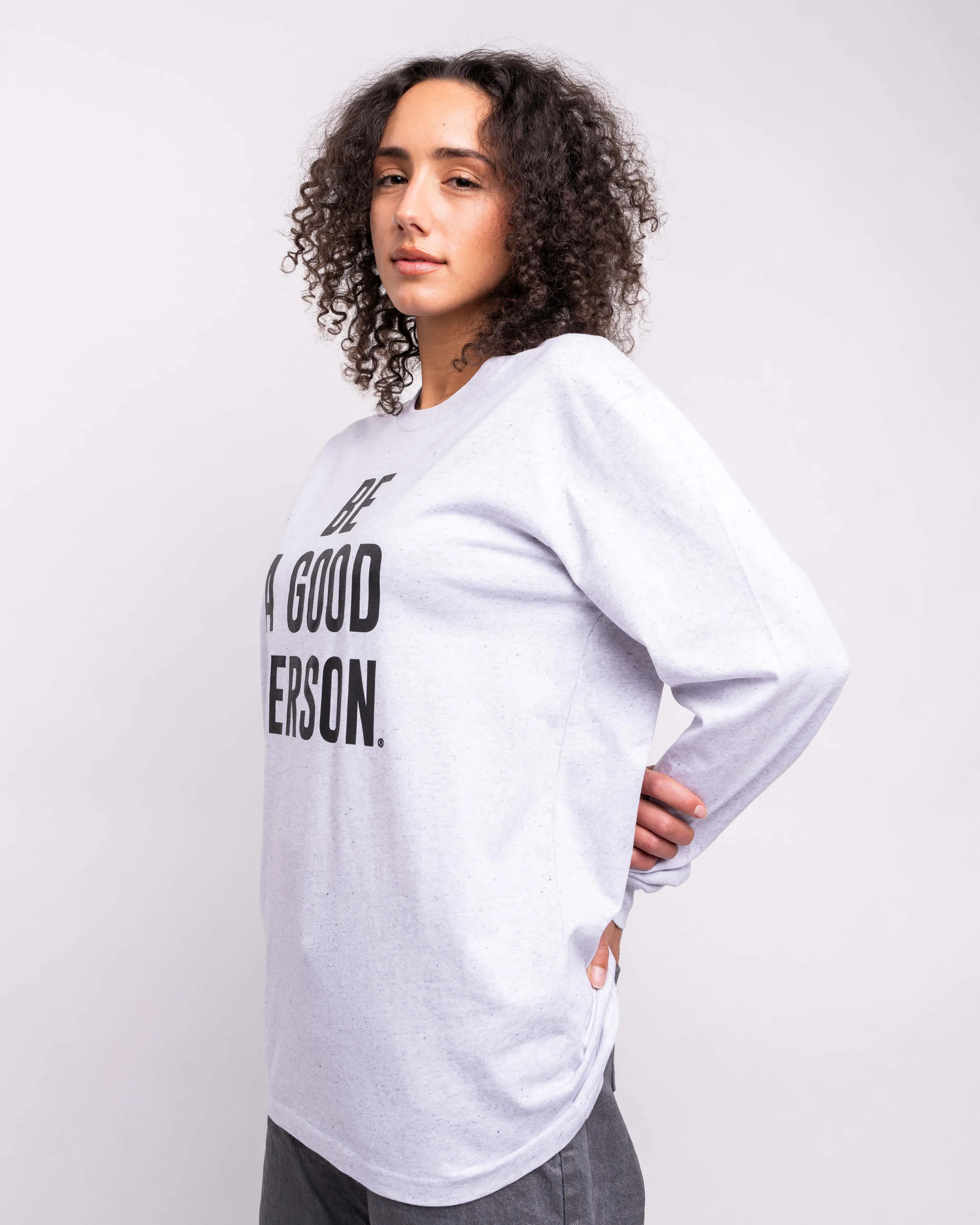 Signature Long Sleeve - Ash White