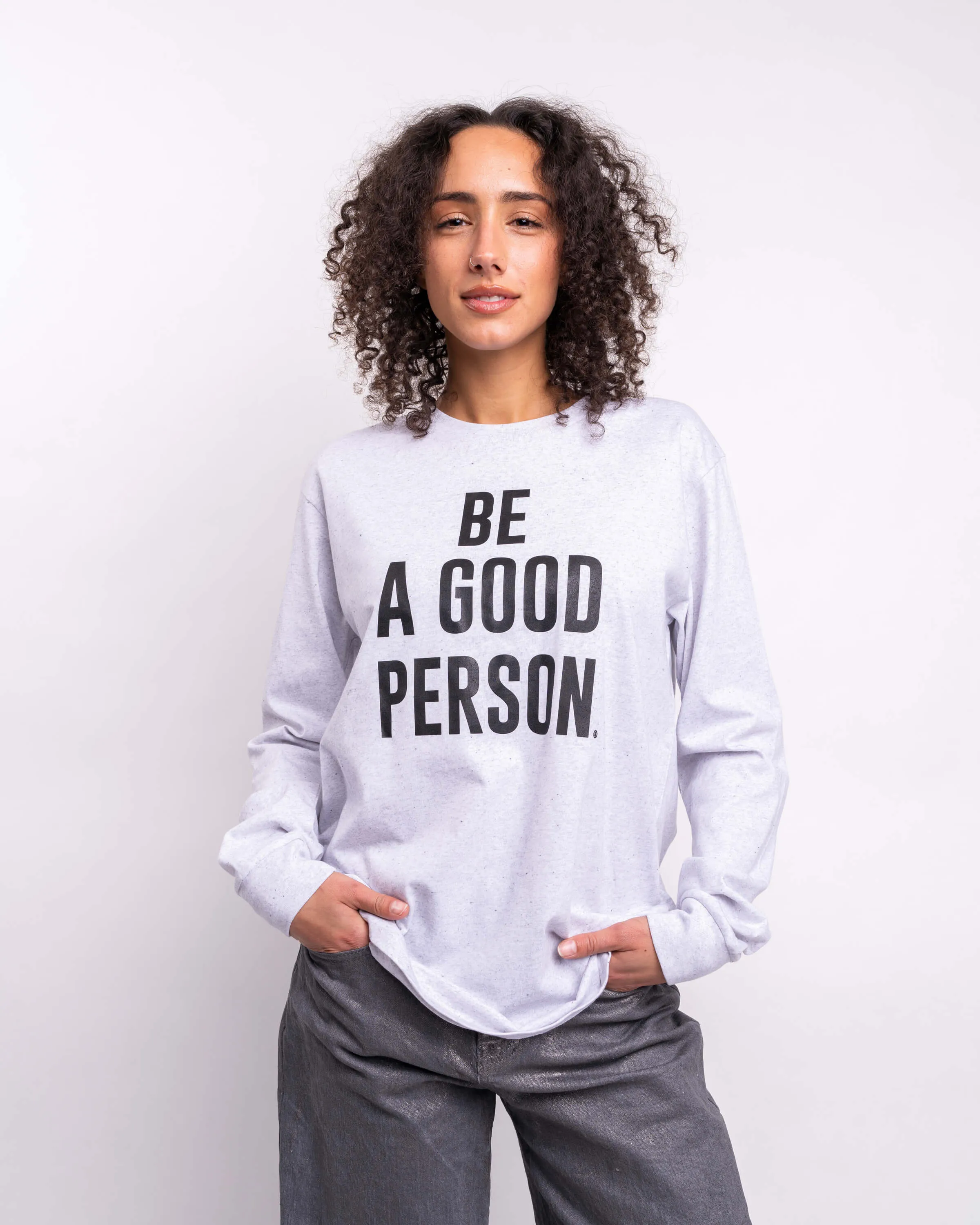 Signature Long Sleeve - Ash White