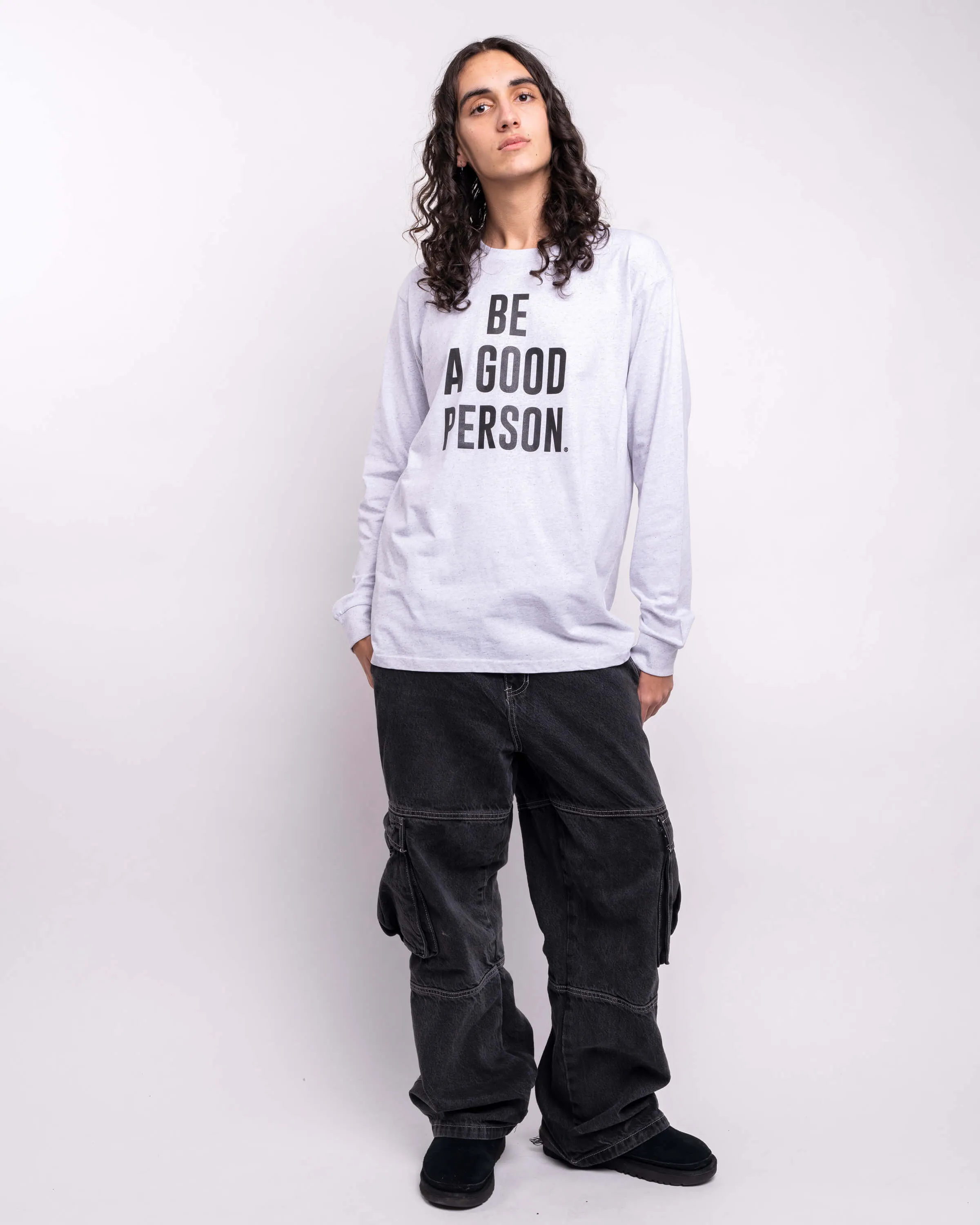 Signature Long Sleeve - Ash White