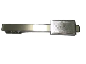 Silver Toned Etched Micronesia Flag Tie Clip